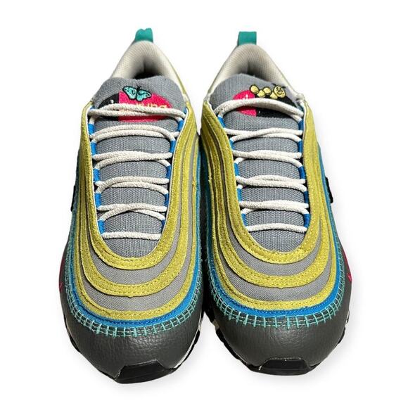 Nike Air Max 97 SE Men Shoes Iron Gray Yellow Wavy 8 main image 7